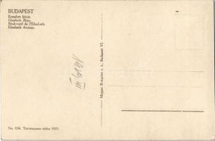 Budapest VII. Erzsébet körút, villamosok Stollwerck reklámmal, Persil, New York Kávéház