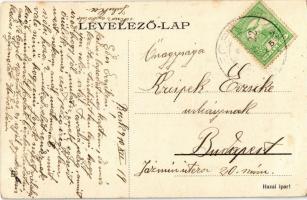 1910 Recsk, Báró Barkóczy kastély (EK)