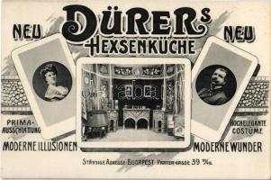 Budapest VIII. Dürer Boszorkány konyhája a tulajdonosokkal / Neu Dürer&#039;s Hexsenküche. Práter utca 39. III/46. Art Nouveau