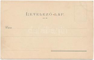 Kaposvár, Mautner Gusztáv divatszalonja és ruha üzlete. Korona utca 11. Gerő Zsigmond kiadása (EK)