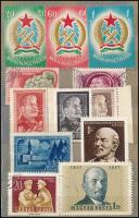 Lenin, munkásmozgalom motívumos bélyegek (47 db bélyeg + blokk)