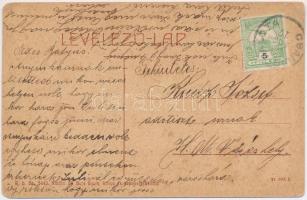 Csanádpalota, Izraelita templom, zsinagóga / synagogue. W.L. Bp. 5443. M. Buja Gyula kiadása  (EK)