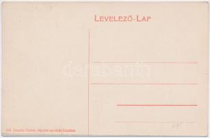 Nyírbátor, Izraelita templom, zsinagóga / synagogue. Keszler Izidor Apolló nyomda kiadása