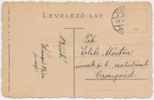 1941 Szentes, Izraelita templom, zsinagóga / synagogue. Mester János kiadása