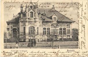 1903 Budapest XXII. Budafok, Faber-féle hordógyár és villa
