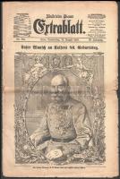1916 Tagespost - Sonderausgabe különkiadás Ferenc József haláláról +1910 Illustrirtes Wiener Extrabl...