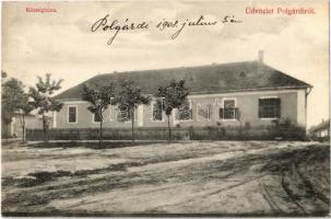 1908 Polgárdi, Községháza. Kiadja Kálóczy József