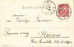 1909 Sopron, Oedenburg; Várkerület, Ötvös utca, Kolb Simon és József és Társa üzlete