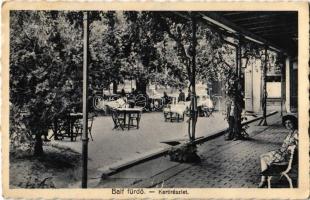 1929 Balf (Sopron), fürdő, étterem kert. Lobenwein Harald fotóműterme (EK)