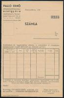 Pestszentlőrinc, Palló ecetgyár 4 db reklám nyomtatvány