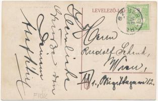 1916 Szob, Farkas kávéház kerthelyisége