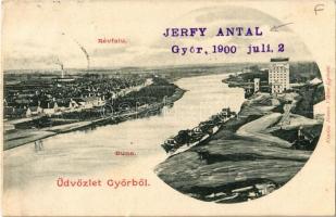 1900 Győr, Révfalu, Duna. Kiadja Berecz Viktor