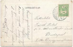 1910 Munkács, Mukacheve, Mukachevo, Mukacevo; Fő utca, zsinagóga, Ipar Testületi iroda, szálloda, Or...