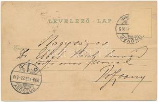 1899 (Vorläufer!) Ungvár, Uzshorod, Uzhorod; Püspöki székesegyház, főgimnázium / cathedral, grammar ...