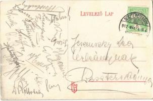 1912 Zólyom, Zvolen; Fő tér, Jeranek Sándor / main square, shop