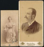 cca 1880-1900 11 db kabinetfotó, benne több katonai is