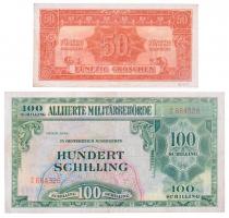 Ausztria / Szövetséges megszállás 1944. 50g + 1Sch + 2Sch + 5Sch + 10Sch + 20Sch + 50Sch + 100Sch T:...