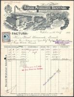 1907 Borsod-Miskolci gőzmalom fejléces számla