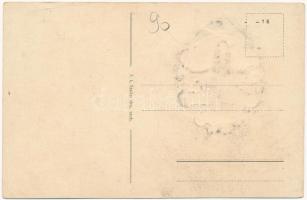 Komárom, Komárno; Városháza Szeiler féle Patent fémplaketten. Szeiler József dombornyomása / Emb. me...