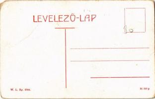 Késmárk, Kezmarok; Római katolikus templom és iskola. W. L. Bp. 2894. / Catholic church and school (...