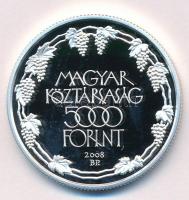 2008. 5000Ft Ag "Tokaji Történelmi Borvidék" T:PP Adamo EM219
