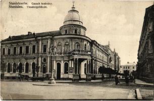 1916 Ivano-Frankivsk, Stanislawów, Stanislau; Gmach teatralny / theatre