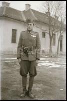 cca 1940-1944 II. világháborús katonai negatívok, 10 db, 6×6 és 6×9 cm-es méretben