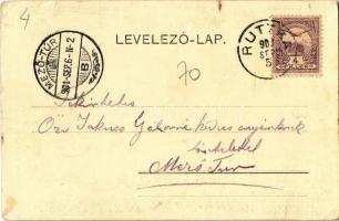 1901 Ruttka, Vrútky; Justh alagút a vasúti híddal. Kiadja Sochán P. 93. / railway tunnel, railway br...