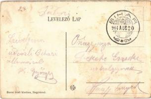 1914 Bihar, Biharia; vasútállomás. Boros Jenő kiadása / Bahnhof / railway station (fl)