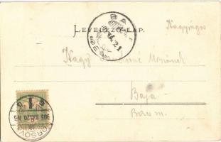 1905 Ada Kaleh, Kávéház, Bego Mustafa. Müller Testvérek kiadása / Kaffeehaus / Turkish cafe with Beg...