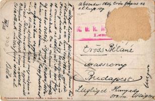 Lviv, Lwów, Lemberg; Ul. Karola Ludwika i róg Jagiellonskiej / streets, tram (Rb)