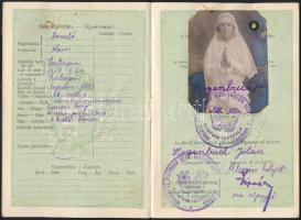 1930 Magyar Királyság által kiadott fényképes útlevél / Hungarian passport