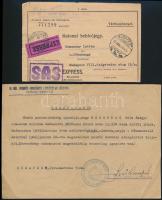 1940-1959 Katonai okmány tétel, 3 db (igazolvány, katonai SAS behívójegy)