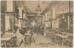 1914 Marosvásárhely, Targu Mures; Rechnitzer Adolf Corsó kávéháza, belső / cafe interior (EK)