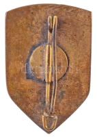 1941. "Gyógyszerészek - MTE (Magyar Turista Egyesület)" zománcozott Br jelvény, hátoldalán...