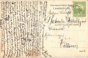 1915 Mehádia, Mehadia; Kőszénbánya Uránia tárna, iparvasút, bányászok / Kohlenbergbau Uránia Stollen...