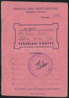 1946 Országos Zsidó Segítő Bizottság Beszerzési Csoport vásárlási könyve