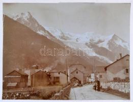 1904 Svájc, tájképek, 21 db hátoldalon feliratozott fotó, kartonra kasírozva, 7,5×10 cm / Switzerlan...