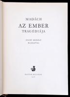 Madách Imre: Az ember targédiája. Zichy Mihály egészoldalas illusztrációival. Bp., 1958, Magyar Heli...