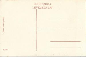 Alsómiholjác, Donji Miholjac; Fő utca, templom / main street, church