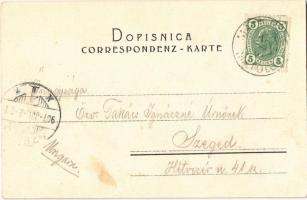 1907 Abbazia-Mattuglie, Opatija-Matulji; vasútállomás / Bahnhof / railway station