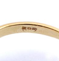 Tenyésztett gyöngy ékszerszett, fülbevaló, karkötő, gyűrű, nyaklánc, jelzett, 4 db