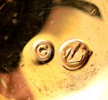 Elefántos bizsu medál láncon, fülbevalóval, virágos medál, stb., jelzett