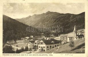 1913 Madonna di Campiglio in den Brenta-Dolomiten, Tirol (wet damage)