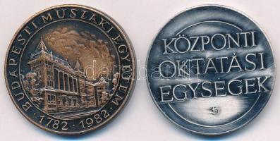 Konyorcsik János (1926-2010) 1982. Budapesti Műszaki Egyetem / Központi Oktatási Egységek" ezüs...