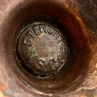 Ezüst(Ag) só- és borsszóró, 2 db, jelzett, m: 5,5 cm, nettó: 16,3 g