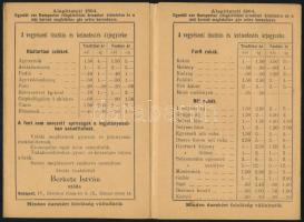 cca 1890 Berketz István vegyészeti tisztító és ruha gyár reklám nyomtatvány