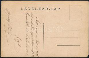 1904 Az egri vincellér iskola végzett hallgatói és tisztikara. Feliratozott fotólap