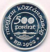 1992. 500Ft Ag "Szent László" T:PP foltos Adamo EM125