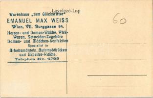 Segesvár, Schassburg, Sighisoara; Spitalsgasse / Kórház utca, J. Helwig üzlete. A lap hátoldalán Ema...